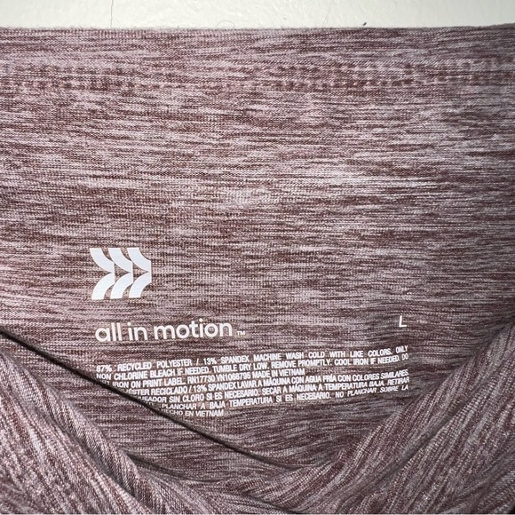 All In Motion Contour Curvy Ultra High Waist Leggings Rose Active Gym Size Large - Picture 5 of 10